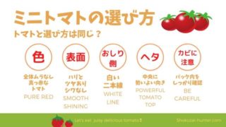 ミニトマトの選び方